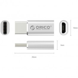 Adaptor Orico USB 2.0 CTM1 Argintiu